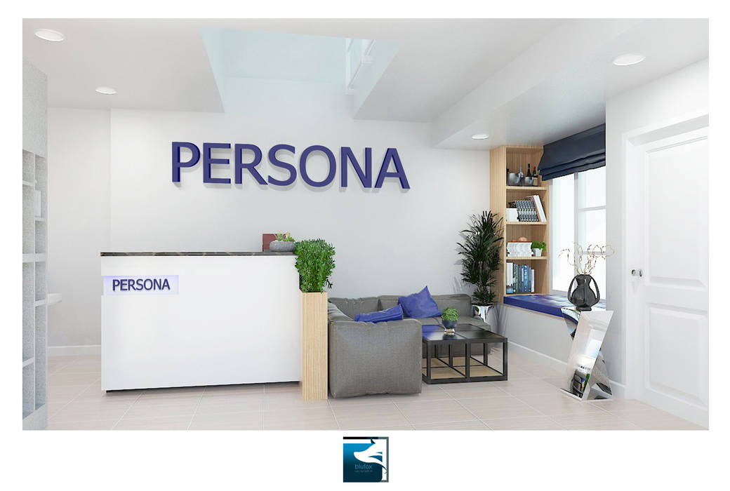 Interior Design : Persona Office Design Blufox eco-solution Co., Ltd. พื้นที่เชิงพาณิชย์ office,shop,interior,interior design,modern,perspective,3d,อาคารสำนักงาน ร้านค้า