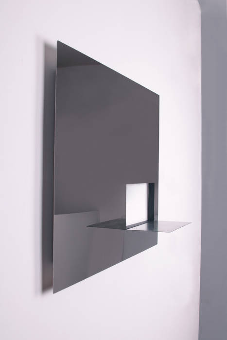 Miroir 001, Thomas Dellys Thomas Dellys Paredes y pisos de estilo moderno Aluminio/Cinc Decoración para la pared