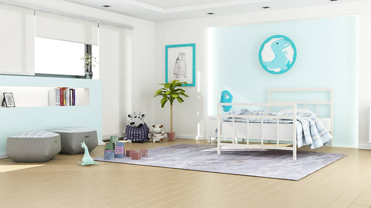 Alp Çocuk Odası, Atölye Teta İç Mimarlık Atölye Teta İç Mimarlık Boys Bedroom