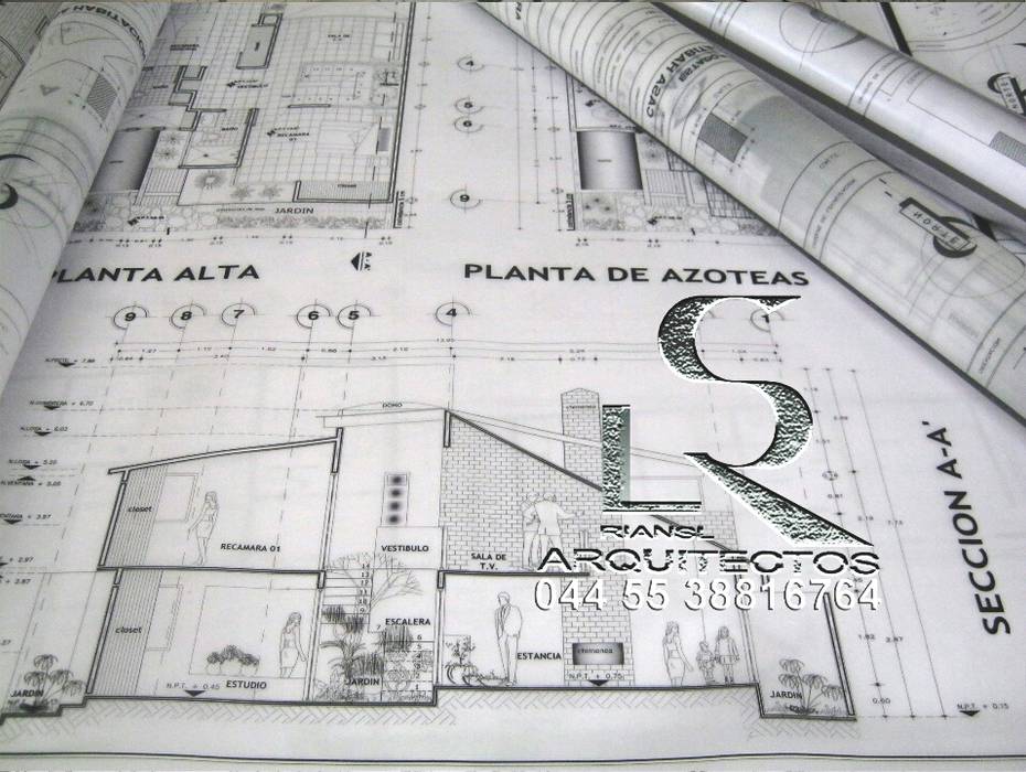 Dibujo De Planos Arquitectonicos De Casa Habitacion Digitalizados En Autocad De Rianslarquitectos Homify
