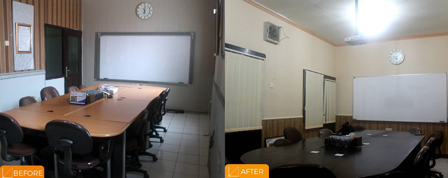 Meeting Room Renovation, CV Leilinor Architect CV Leilinor Architect Ruang Studi/Kantor Gaya Industrial