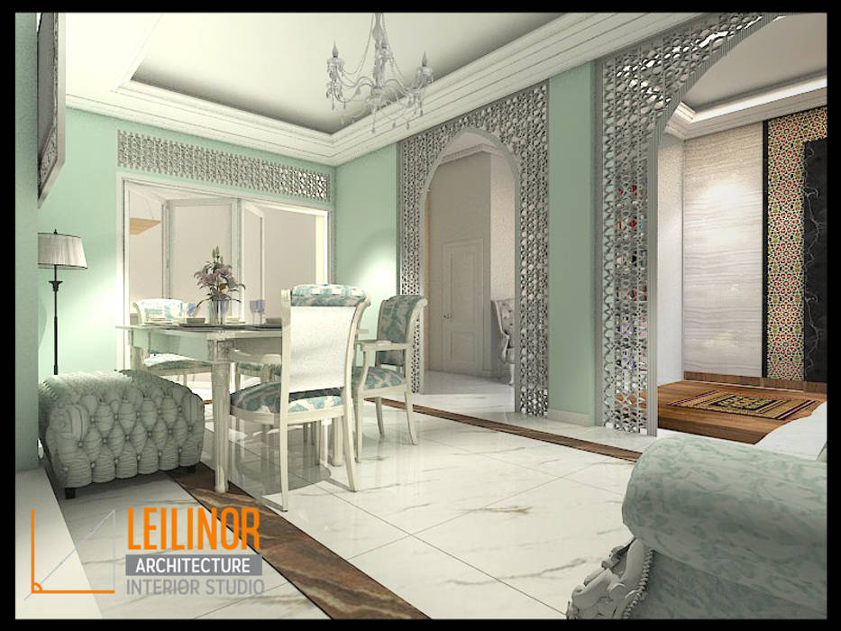 Classic Residential, CV Leilinor Architect CV Leilinor Architect Ruang Makan Klasik