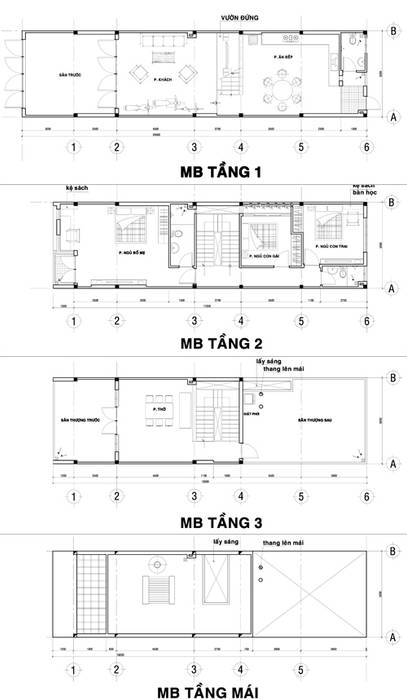 Mặt bằng công năng Nha Dep Pro