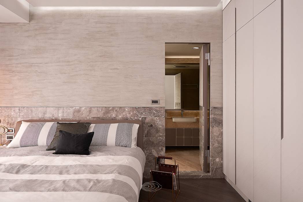細膩質感景觀宅, 層層室內裝修設計有限公司 層層室內裝修設計有限公司 Modern style bedroom