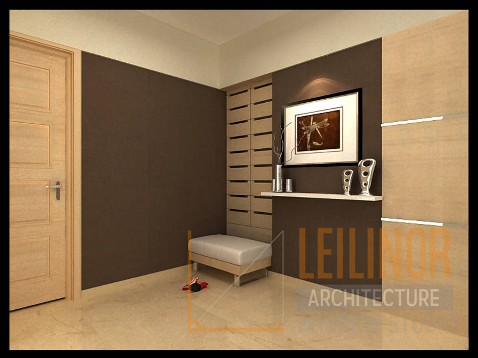 Modern Minimalist House, CV Leilinor Architect CV Leilinor Architect Minimalist corridor, hallway & stairs