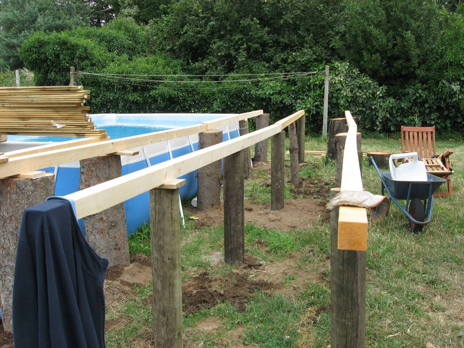 Preparazione Pavimento Da Esterno Per Piscina Fuori Terra Di