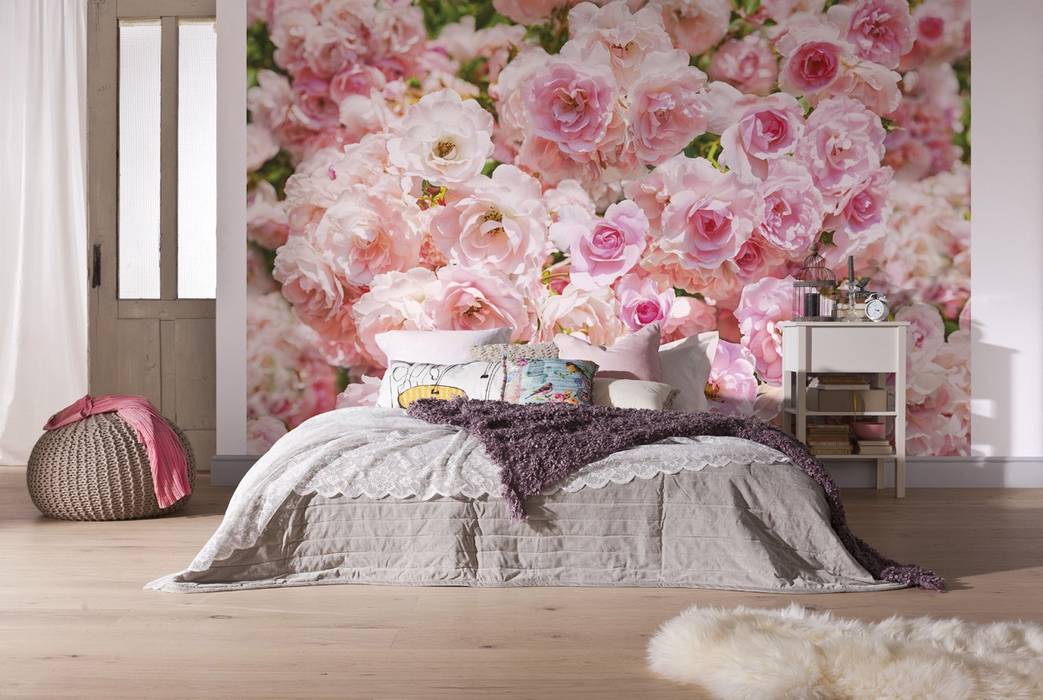 FOTOMURALES FLORALES , Muro Muro Scandinavian style walls & floors