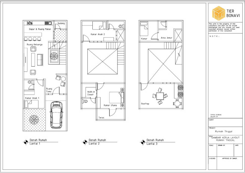 Rumah Pohon di Dalam, Tierbonavi:modern oleh Tierbonavi, Modern