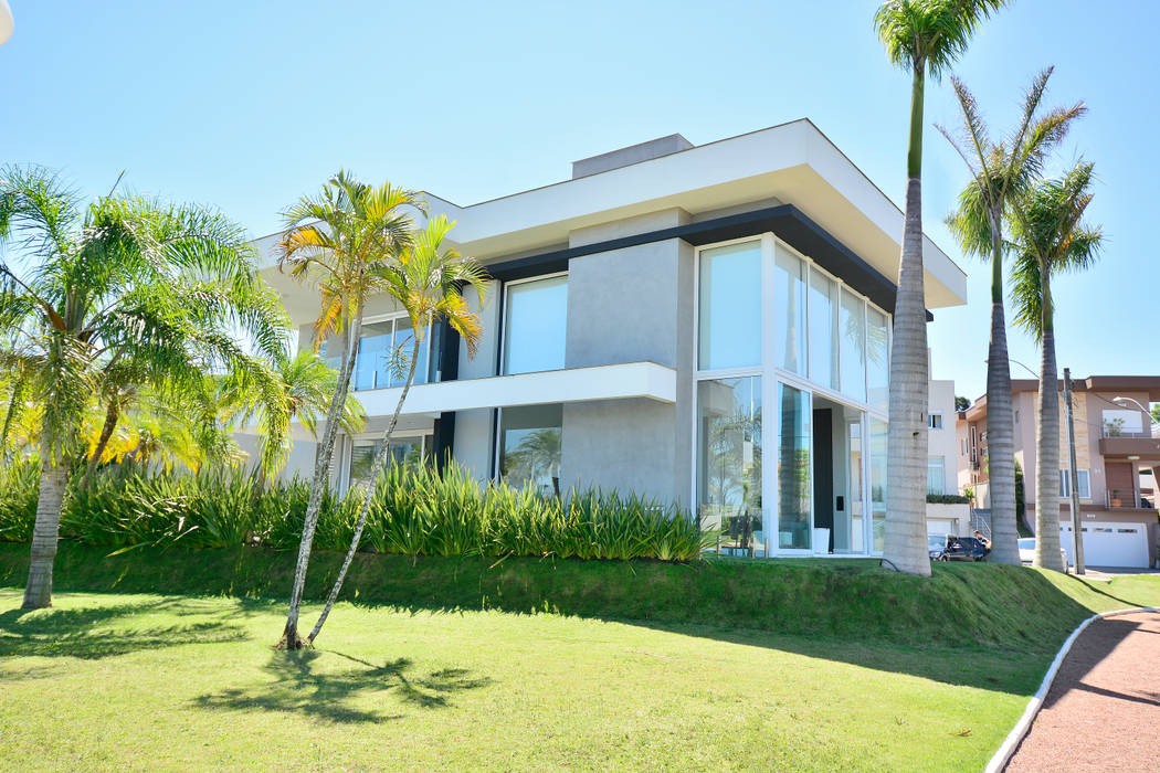 Casa IG, ANDRÉ PACHECO ARQUITETURA ANDRÉ PACHECO ARQUITETURA Casas unifamiliares Ladrillos