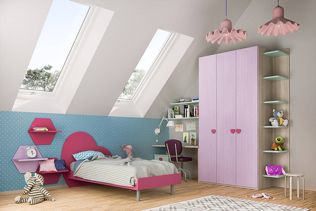 Camerette da sogno, ROOM 66 KITCHEN&MORE ROOM 66 KITCHEN&MORE Girls Bedroom