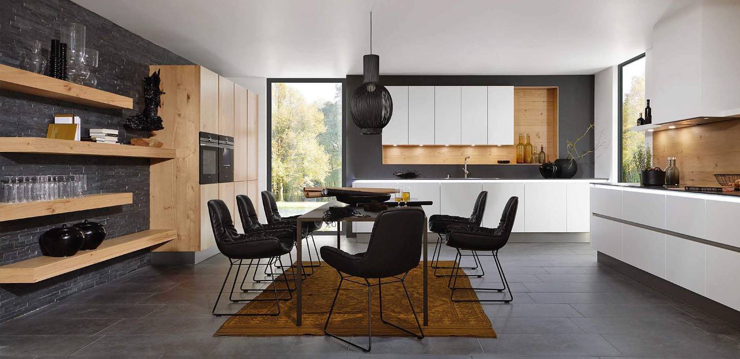 Logic by Nolte ROOM 66 KITCHEN&MORE Cucina attrezzata cucina moderna,tavolo da pranzo,design