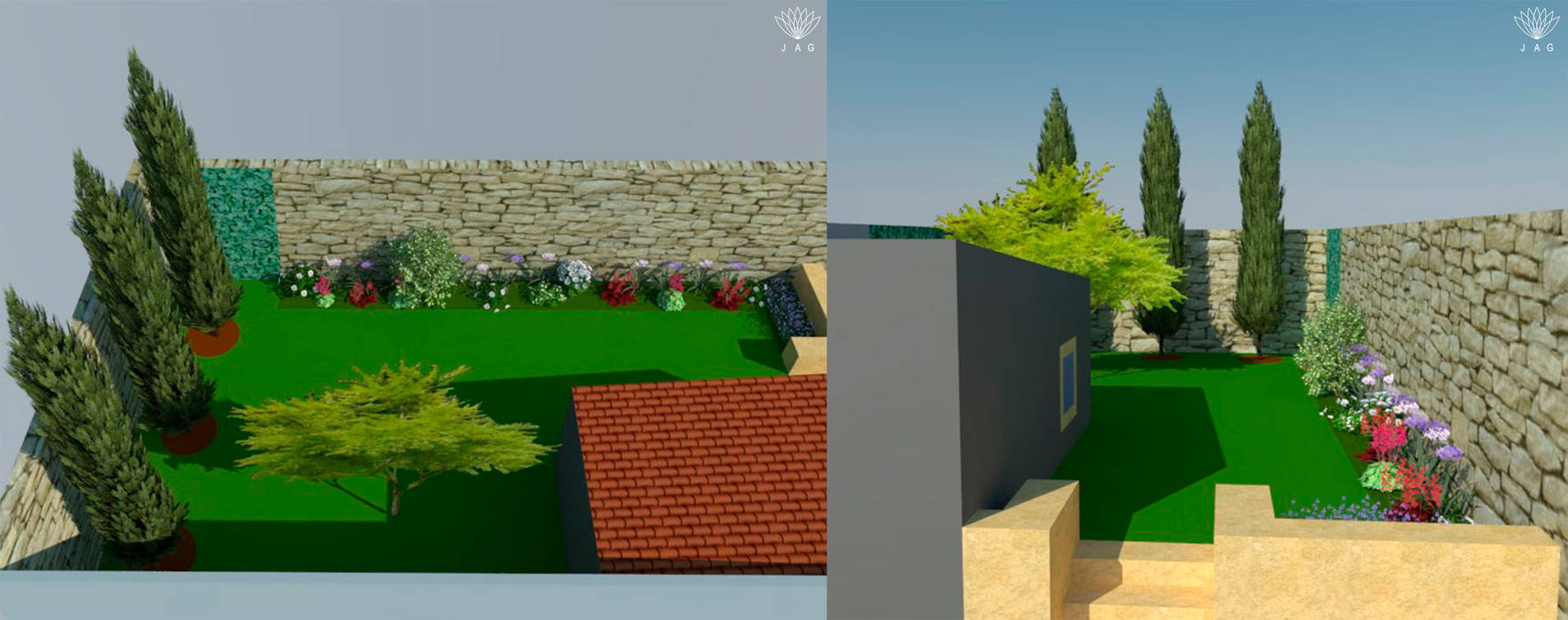 JAG arquitetura paisagista Jardines eclécticos Verde