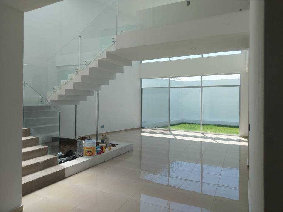 Casa JS-30, Marol arquitectura Marol arquitectura ระเบียงและโถงทางเดิน