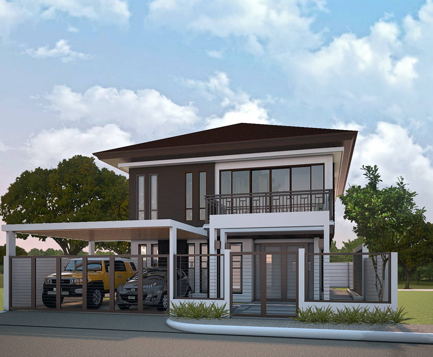 Proposed Two Storey Residence, MG Architecture Design Studio MG Architecture Design Studio Casas unifamiliares