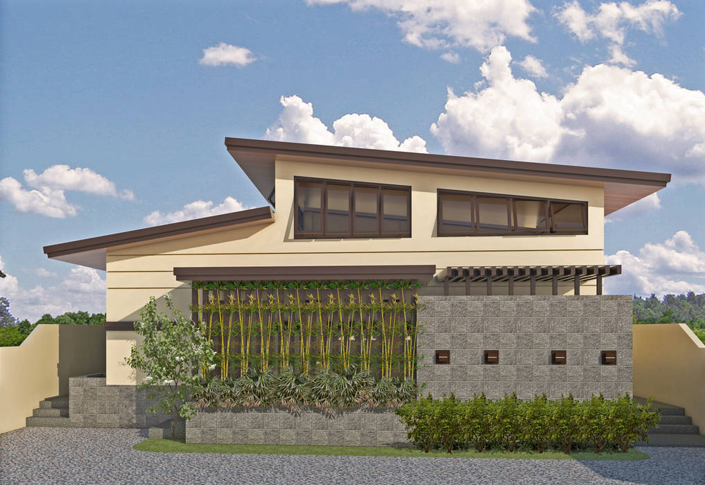 Two Storey Residence at San Miguel Bulacan MG Architecture Design Studio Multi-Family house Modern,Contemporary,House