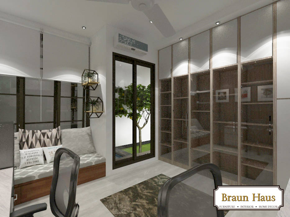 Urban House, Braun Haus Braun Haus Ruang Studi/Kantor Modern