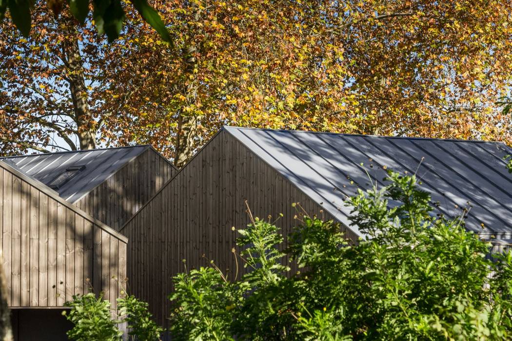 Casa das Quatro Casas - Lunawood, Banema S.A. Banema S.A. Chalets & maisons en bois Bois Effet bois