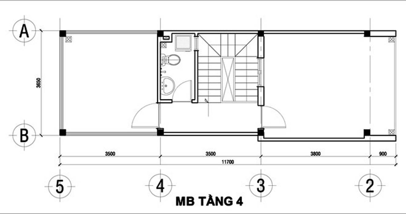 Ngỡ Ngàng Với Sự Thông Thoáng Của Ngôi Nhà Phố Mặt Tiền Chưa Đến 4m, Công ty Thiết Kế Xây Dựng Song Phát Công ty Thiết Kế Xây Dựng Song Phát Balcones y terrazas asiáticos