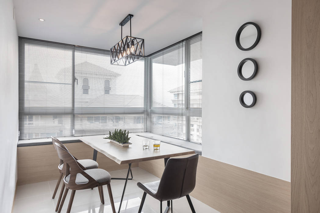 淡水 品酌, 寬宸室內設計有限公司 寬宸室內設計有限公司 Minimalist dining room