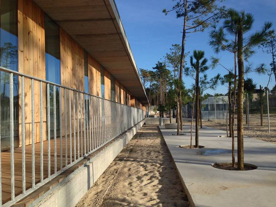 Centro Escolar da Gafanha da Boa Hora - Lunawood, Banema S.A. Banema S.A. Suelos Madera Acabado en madera