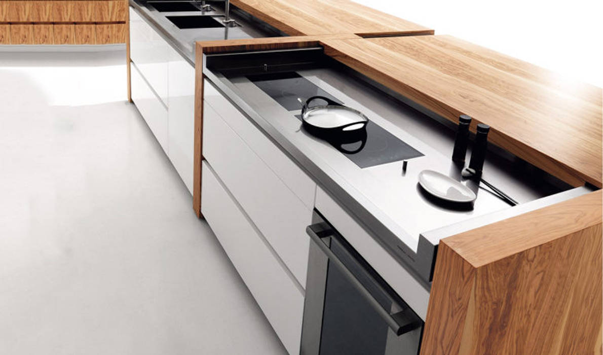 Bancada de cozinha, Eurooo Brasil Eurooo Brasil Kitchen units Wood Wood effect