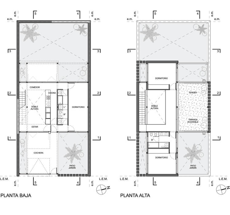 CASA PATIOS, Mauricio Morra Arquitectos Mauricio Morra Arquitectos Casas rústicas