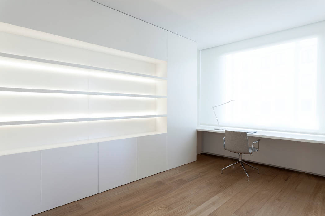 FLAT, FRAN SILVESTRE ARQUITECTOS FRAN SILVESTRE ARQUITECTOS Mediterrane studeerkamer Hout Hout