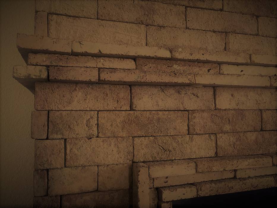 Revestimiento de chimenea con ladrillo forma y función salones rústicos