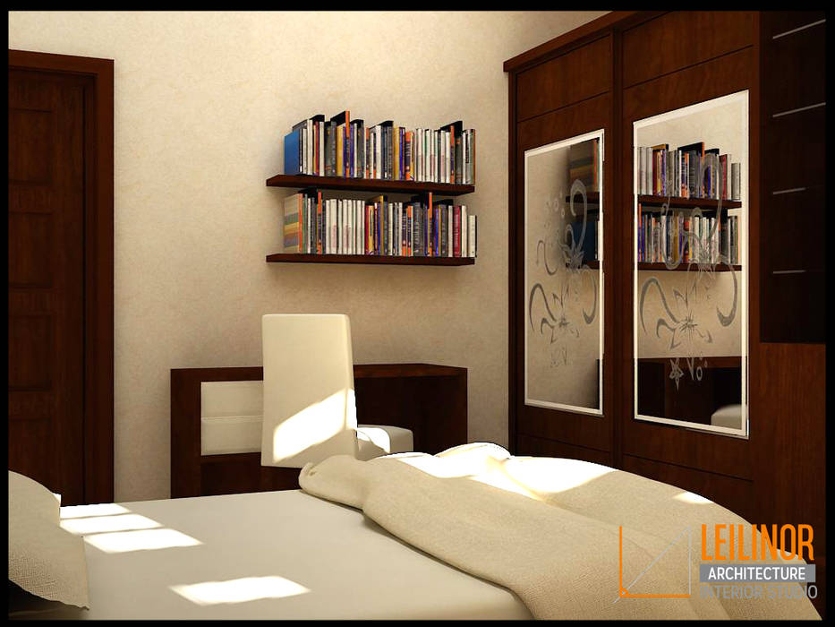 Modern Minimalist House, CV Leilinor Architect CV Leilinor Architect Modern Bedroom