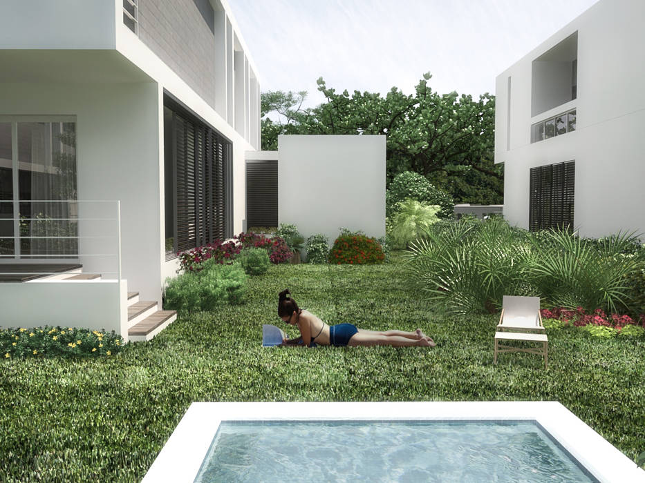 5 Casas en Miami, RRA Arquitectura RRA Arquitectura Piscinas de jardim Madeira Acabamento em madeira