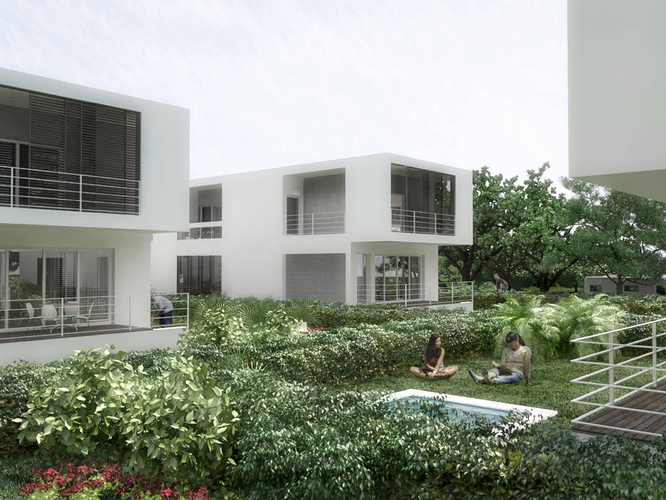 5 Casas en Miami, RRA Arquitectura RRA Arquitectura مسبح حديقة خشب Wood effect