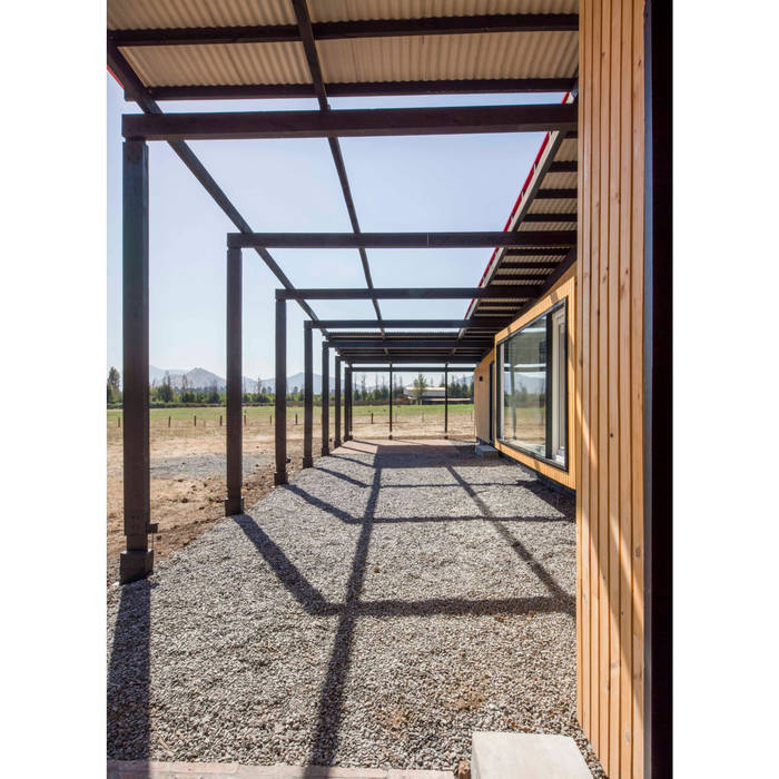 Casa Picarquín, Crescente Böhme Arquitectos Crescente Böhme Arquitectos Casas de madera Madera Acabado en madera