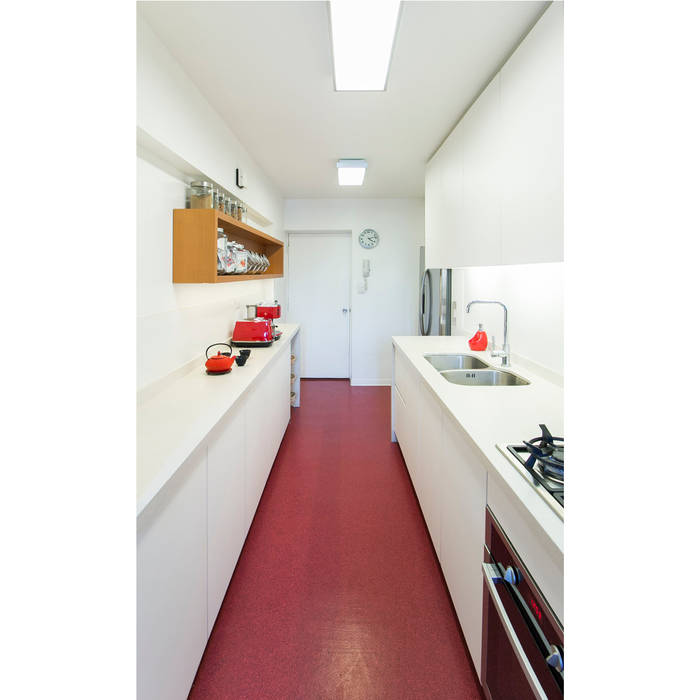 Cocina Luz, Crescente Böhme Arquitectos Crescente Böhme Arquitectos Cocinas equipadas Concreto