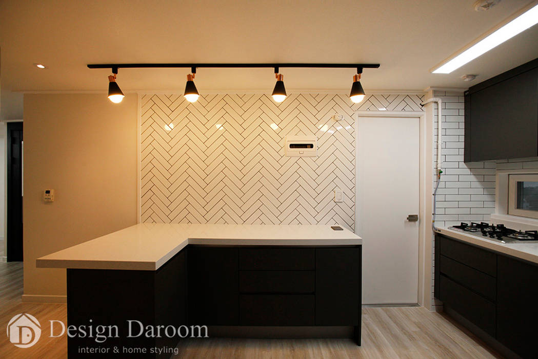 진건 현대아파트 33py, Design Daroom 디자인다룸 Design Daroom 디자인다룸 Modern kitchen