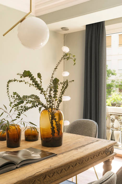 VIVIENDA BORI I FONTESTÀ, The Room Studio The Room Studio Eclectic style dining room