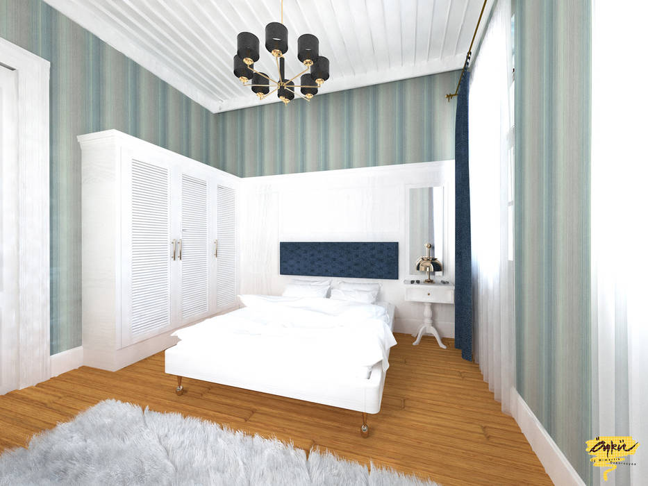 Tarihi Cirav Konağı Projesi, Öykü İç Mimarlık Öykü İç Mimarlık Classic style bedroom