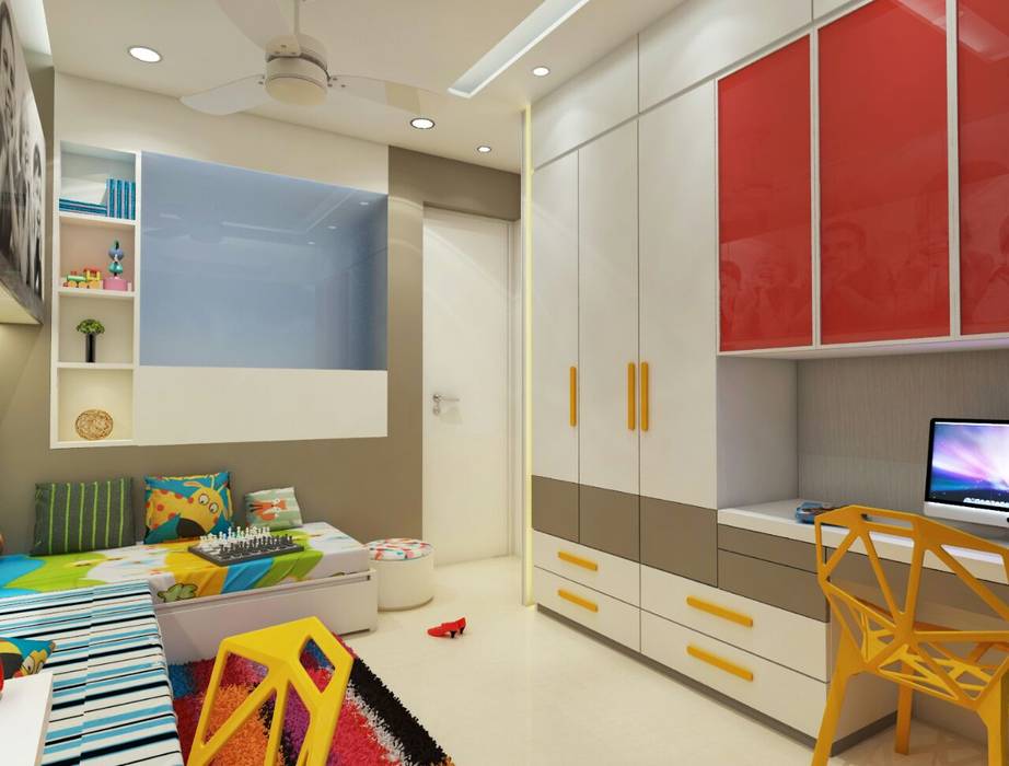 Kids room N design studio,Interior Designer Mumbai 青少年房