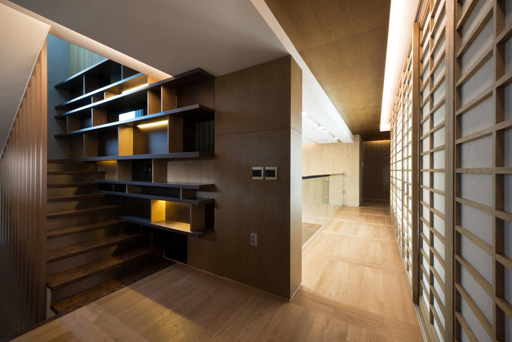 Casa Normal "풍경이 아름다운 집"_Anyang, Design Tomorrow INC. Design Tomorrow INC. Stairs
