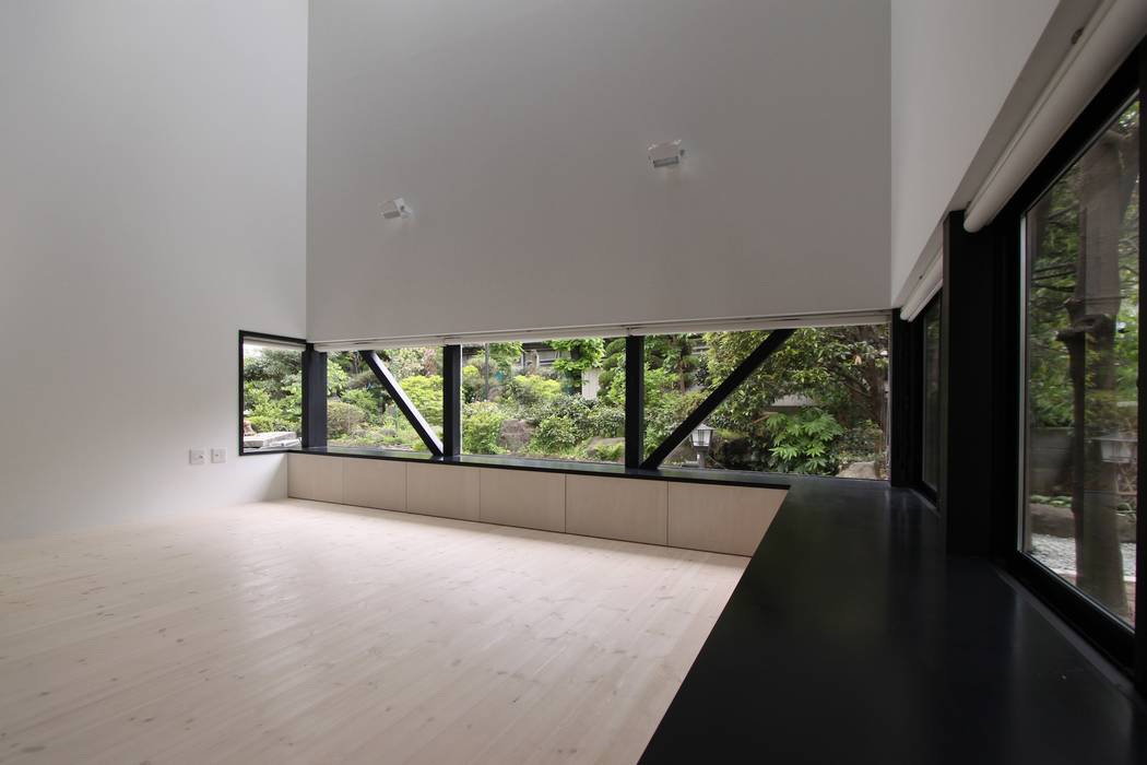 石川淳建築設計事務所 Living Room White Homify 石川淳建築設計事務所 Living Room White Homify