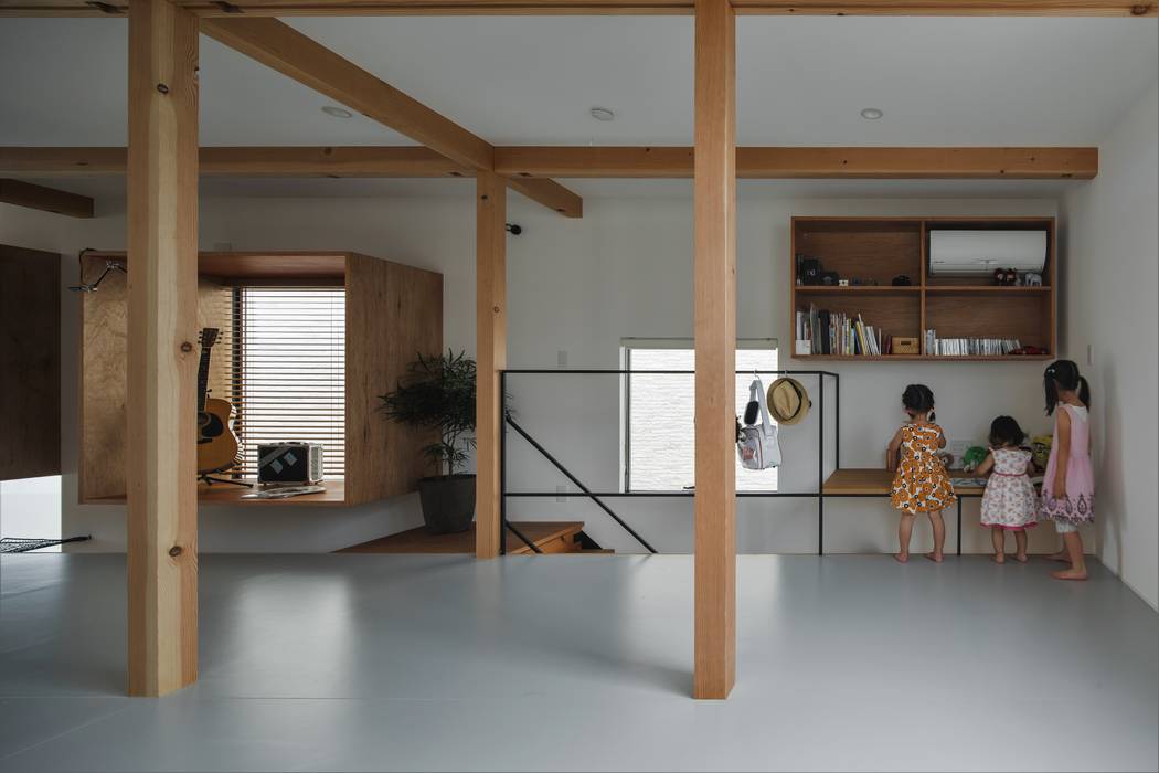 noji house, ALTS DESIGN OFFICE ALTS DESIGN OFFICE Habitaciones para niños de estilo rústico