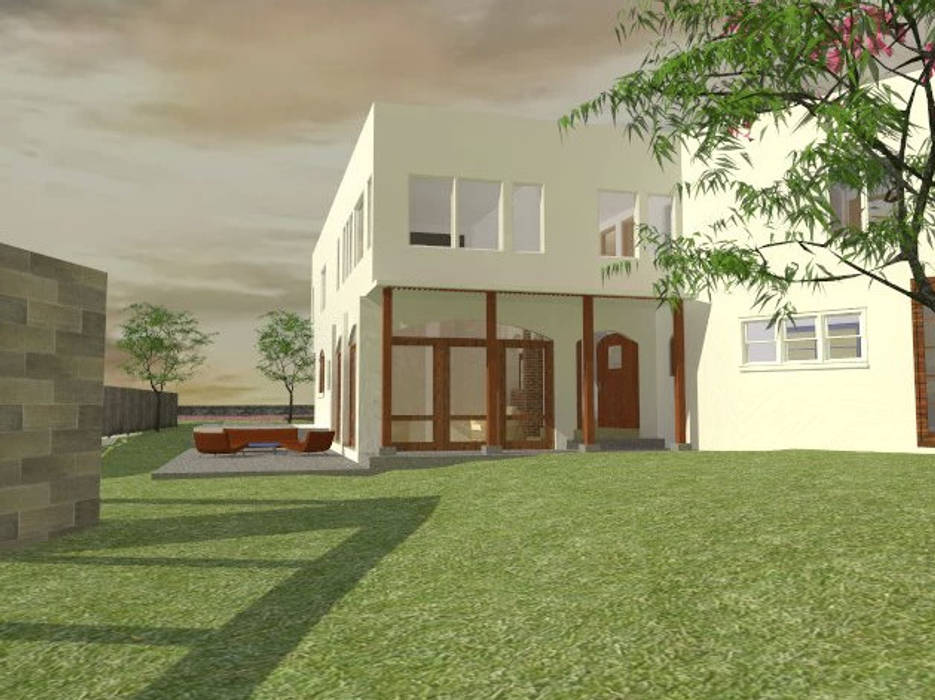 Render del diseño homify Casas unifamiliares