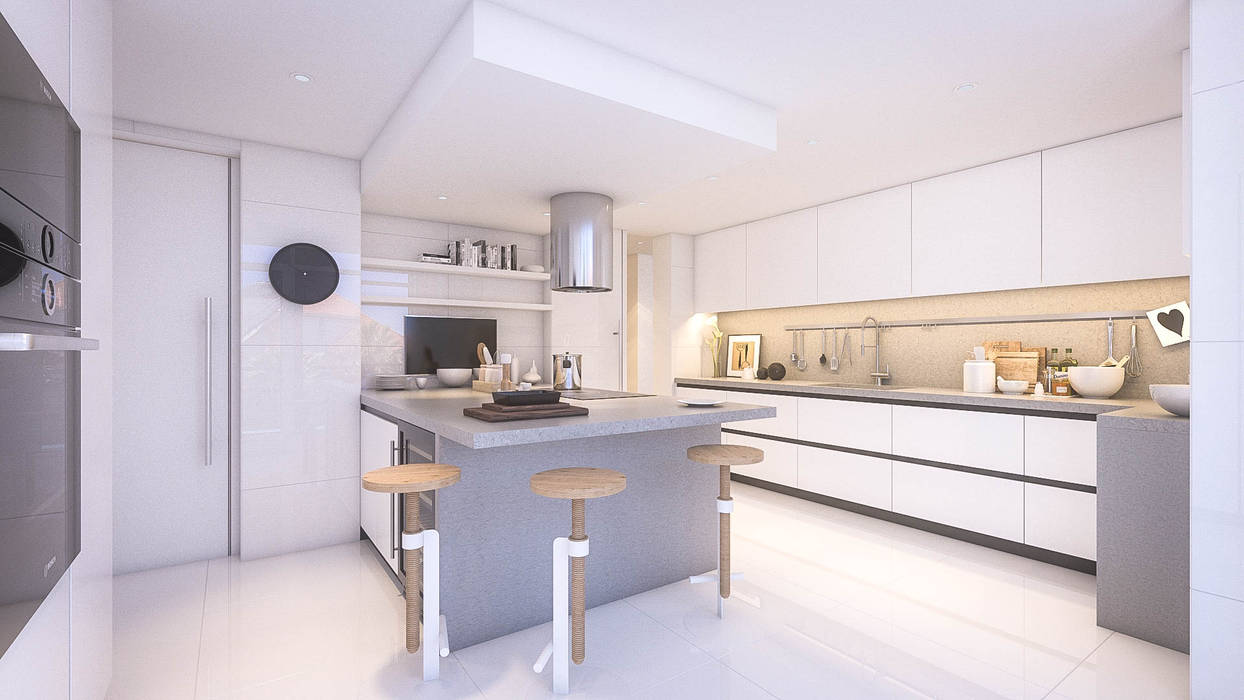 Cozinhas modernas por DV Arquitecto Moderno