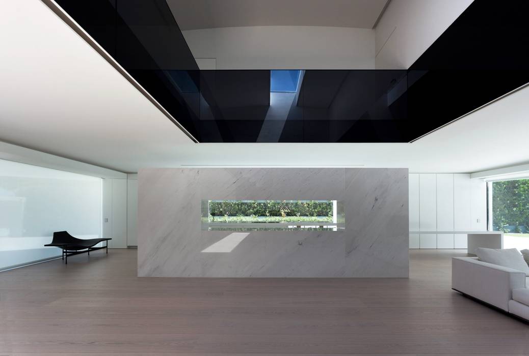 Casa Balint, FRAN SILVESTRE ARQUITECTOS FRAN SILVESTRE ARQUITECTOS Salones de estilo minimalista