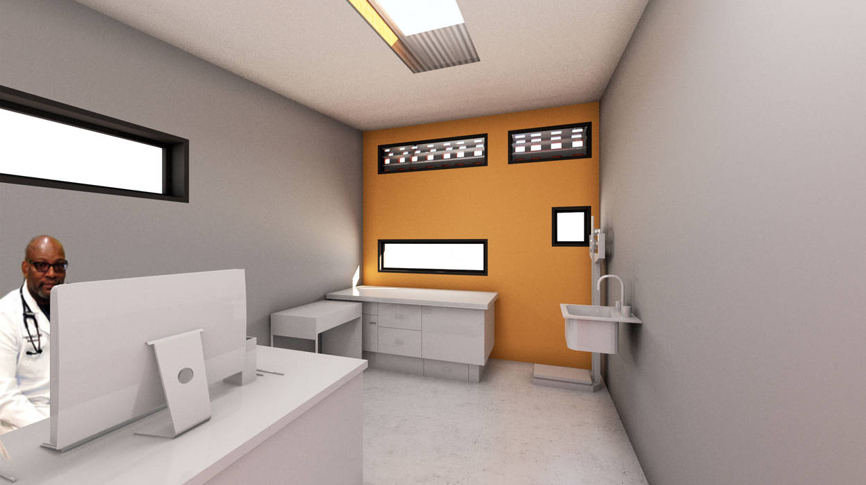 CONSULTATION ROOM A4AC Architects Commercial spaces Clinics