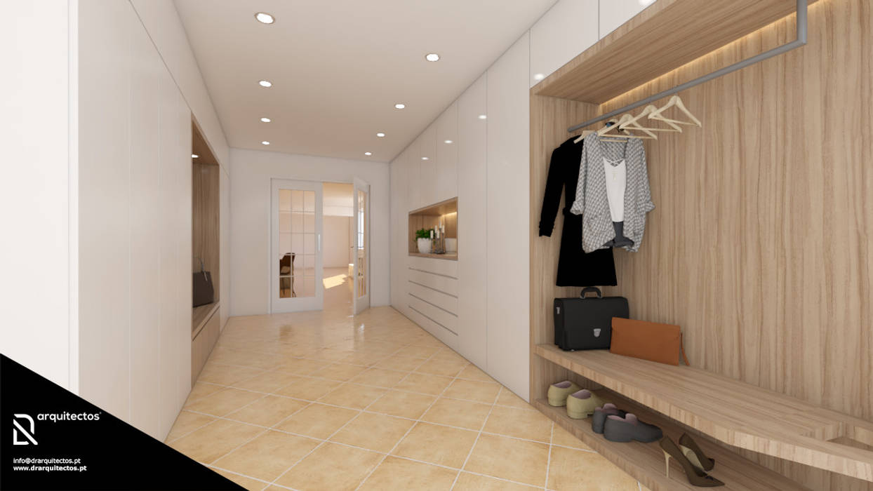 Casa na Freiria | Design Interior, DR Arquitectos DR Arquitectos Closets minimalistas