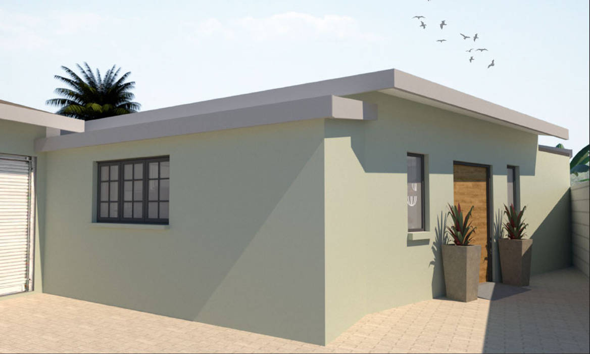 New Entrance & Kitchen Addition A4AC Architects Single family home Bricks