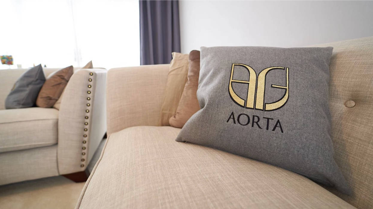 A Modern and Cozy Living Room, Aorta the heart of art Aorta the heart of art Гостиная в стиле модерн