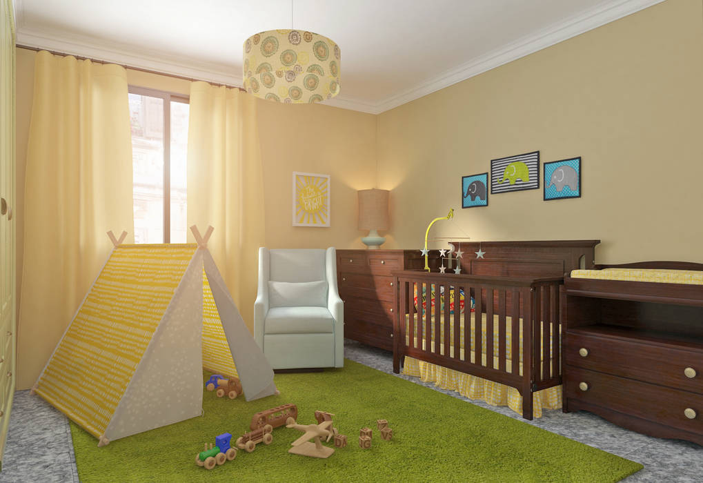 Diseño 3D Glancing EYE - Modelado y diseño 3D Dormitorios infantiles de estilo clásico habitación de bebé,dormitorio infantil,diseñar habitación,decorar dormitorio,diseño 3d,visualiza el espacio,muebles clásicos,estilo clásico,interiorismo,decoradores