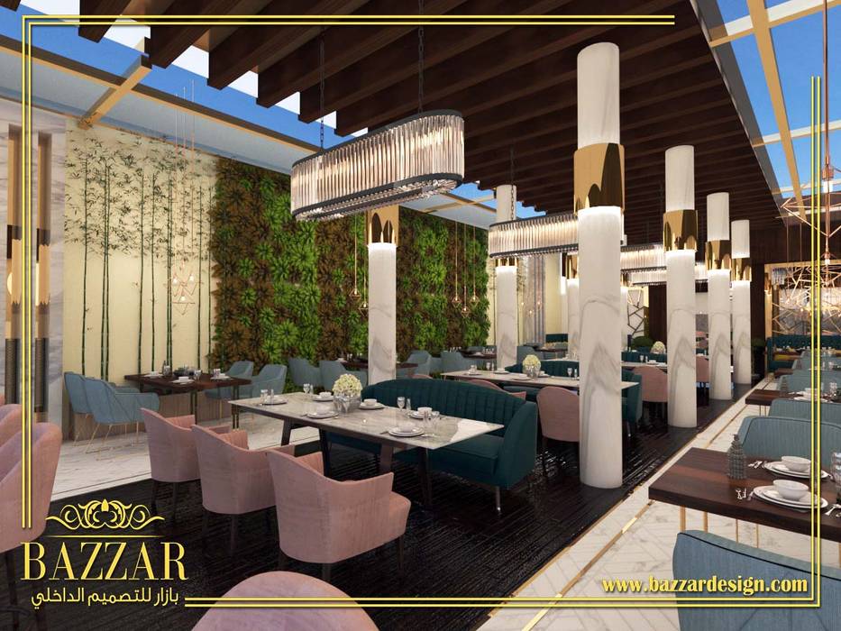 تصميم مقاهي Bazzar Design مساحات تجارية مطاعم