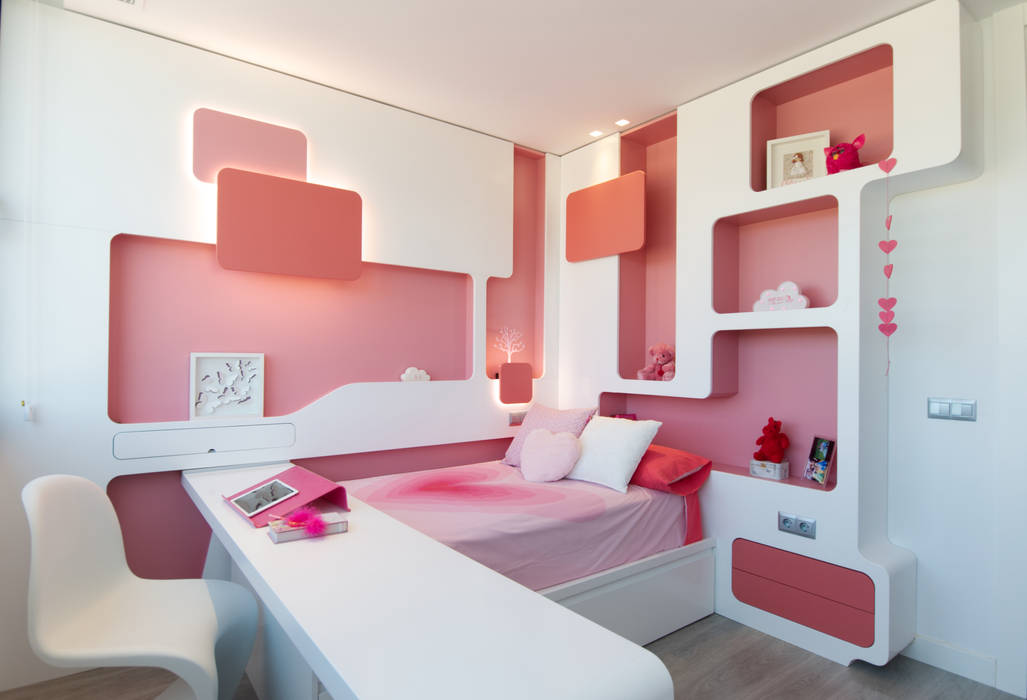 Vivienda Unifamiliar en Majadahonda, Estudio Arinni S.L. Estudio Arinni S.L. Girls Bedroom